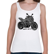 PRINTFASHION yamaha mt4 - Női atléta - Fehér