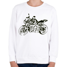 PRINTFASHION yamaha mt5 - Gyerek pulóver - Fehér gyerek pulóver, kardigán