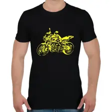 PRINTFASHION Yamaha mt - Férfi póló - Fekete férfi póló