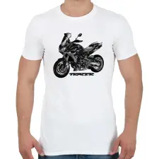 PRINTFASHION yamaha tracer - Férfi póló - Fehér férfi póló