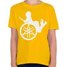 PRINTFASHION Yamahaa girl - Gyerek póló - Sárga gyerek póló