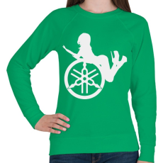 PRINTFASHION Yamahaa girl - Női pulóver - Zöld