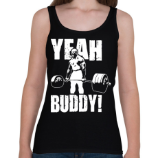 PRINTFASHION Yeah buddy! - Női atléta - Fekete