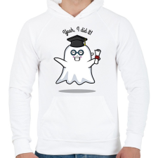 PRINTFASHION Yeah, I did it! - Diplomás minta - Férfi kapucnis pulóver - Fehér női pulóver, kardigán
