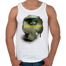 PRINTFASHION yellowjackets sorozat - Férfi atléta - Fehér