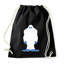 PRINTFASHION Yeti - Sportzsák, Tornazsák - Fekete tornazsák