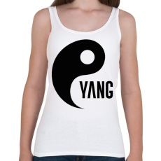 PRINTFASHION Yin Yang - Yang - Női atléta - Fehér