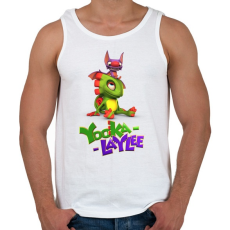 PRINTFASHION Yooka Laylee - Férfi atléta - Fehér