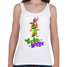 PRINTFASHION Yooka Laylee - Női atléta - Fehér női trikó