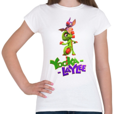 PRINTFASHION Yooka Laylee - Női póló - Fehér