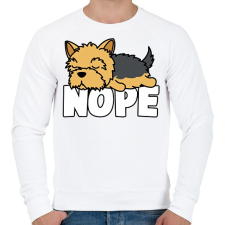 PRINTFASHION Yorkshire - Férfi pulóver - Fehér férfi pulóver, kardigán