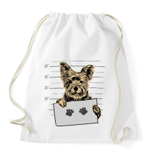 PRINTFASHION Yorkshire Terrier - Sportzsák, Tornazsák - Fehér tornazsák