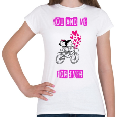 PRINTFASHION you and me - Női póló - Fehér