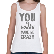 PRINTFASHION You and vodka - Női atléta - Fehér