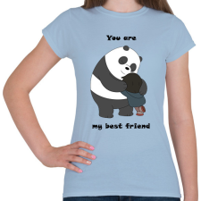 PRINTFASHION You are my best friend - Női póló - Világoskék női póló