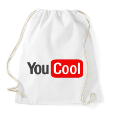 PRINTFASHION you cool - Sportzsák, Tornazsák - Fehér tornazsák
