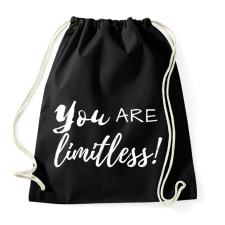 PRINTFASHION You're limitless - Sportzsák, Tornazsák - Fekete tornazsák