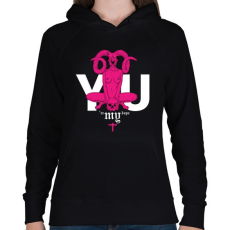 PRINTFASHION You're my dope - Női kapucnis pulóver - Fekete