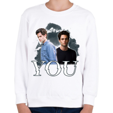 PRINTFASHION You sorozat - Gyerek pulóver - Fehér gyerek pulóver, kardigán