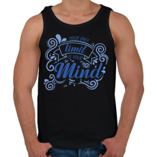 PRINTFASHION Your mind - Férfi atléta - Fekete