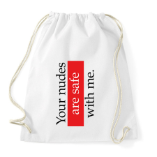 PRINTFASHION Your nudes - Telefontok - Sportzsák, Tornazsák - Fehér tornazsák