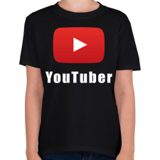 PRINTFASHION YouTuber - Gyerek póló - Fekete gyerek póló