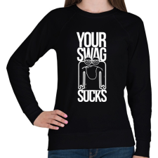 PRINTFASHION YSS - Női pulóver - Fekete női pulóver, kardigán