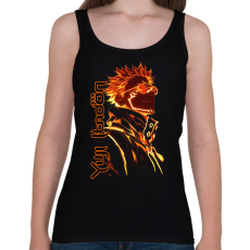 PRINTFASHION Yuji Itadori -páros minta - Női atléta - Fekete