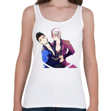 PRINTFASHION Yuri!!! on Ice - Női atléta - Fehér