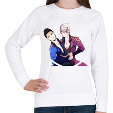 PRINTFASHION Yuri!!! on Ice - Női pulóver - Fehér