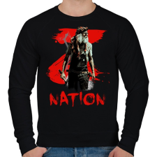 PRINTFASHION Z NATION DOC - Férfi pulóver - Fekete férfi pulóver, kardigán