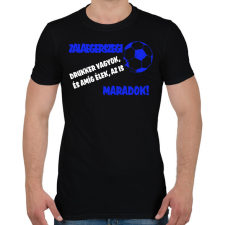 PRINTFASHION Zalaegerszegi drukker - Férfi póló - Fekete férfi póló