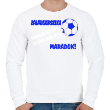 PRINTFASHION Zalaegerszegi drukker - Férfi pulóver - Fehér férfi pulóver, kardigán