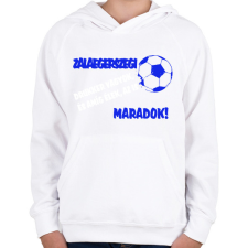 PRINTFASHION Zalaegerszegi drukker - Gyerek kapucnis pulóver - Fehér gyerek pulóver, kardigán