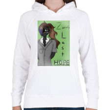 PRINTFASHION Zane's Last Hope - Női kapucnis pulóver - Fehér női pulóver, kardigán