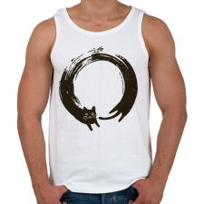 PRINTFASHION ZEN kör - enszó - Férfi atléta - Fehér atléta, trikó