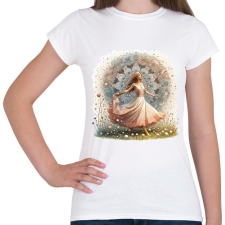 PRINTFASHION Zen lány - Női póló - Fehér női póló