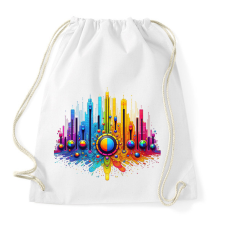 PRINTFASHION Zene - Sportzsák, Tornazsák - Fehér tornazsák