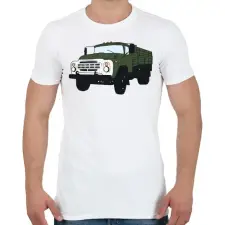 PRINTFASHION Zil - Férfi póló - Fehér férfi póló
