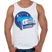 PRINTFASHION zil fun - Férfi atléta - Fehér női trikó