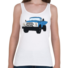 PRINTFASHION Zil - Női atléta - Fehér női trikó