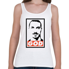 PRINTFASHION Zlatan God - Női atléta - Fehér