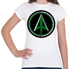 PRINTFASHION Zöld Íjász - Női póló - Fehér