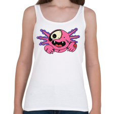 PRINTFASHION Zombi Axolotl - Női atléta - Fehér női trikó