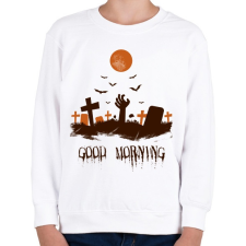 PRINTFASHION ZOMBI ÉBREDÉS - Gyerek pulóver - Fehér gyerek pulóver, kardigán