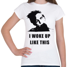 PRINTFASHION ZOMBI ÉBREDÉS - Női póló - Fehér női póló