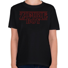 PRINTFASHION Zombi fiú - Gyerek póló - Fekete gyerek póló