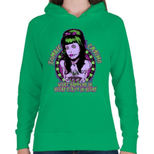 PRINTFASHION Zombi kaszinó - Női kapucnis pulóver - Zöld női pulóver, kardigán