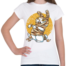 PRINTFASHION Zombi múmia nyúl - Női póló - Fehér női póló