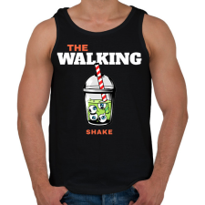 PRINTFASHION Zombi shake - Férfi atléta - Fekete atléta, trikó
